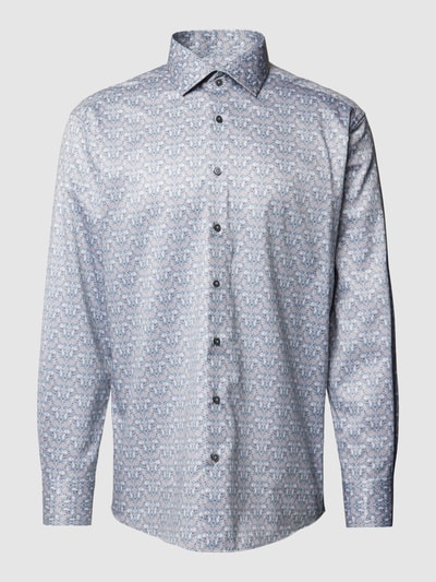 Eterna Premium shirt met all-over motief Lindegroen - 2