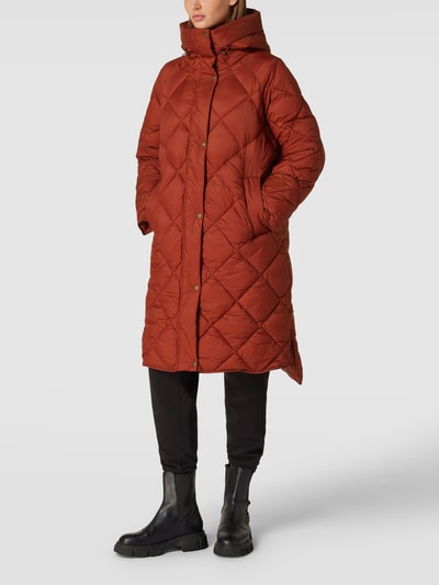 Barbour Płaszcz pikowany z kapturem model ‘SANDYFORD’ Rdzawoczerwony 4