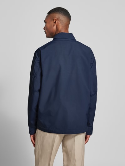 Barbour Jack met klepzakken op de borst, model 'Camber' Marineblauw - 5