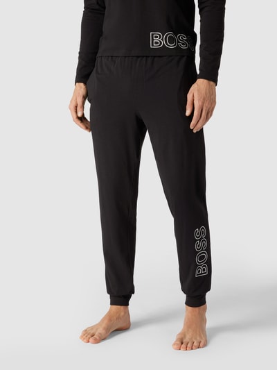 BOSS Sweatpants mit Brand-Schriftzug Black 4