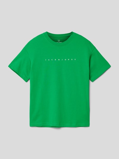 Jack & Jones T-shirt met labelprint  Groen - 1