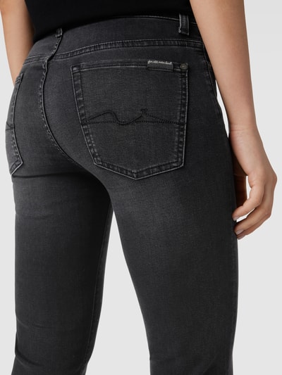 7 For All Mankind Jeans mit 5-Pocket-Design Modell 'Roxanne' Dunkelgrau 3