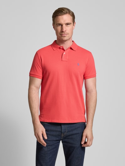 Polo Ralph Lauren Poloshirt mit Label-Stitching Rot 4