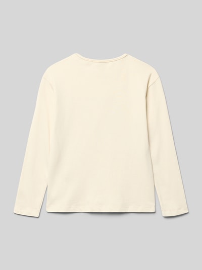 Blue Seven Longsleeve mit Motiv-Print Weiss 3