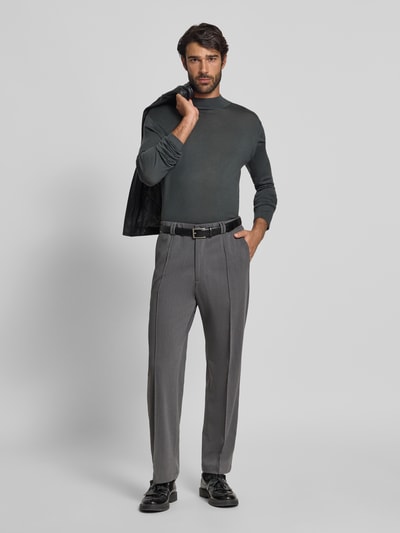 Tiger Of Sweden Gebreide pullover van merinowol met opstaande kraag, model 'Tern' Groen - 1