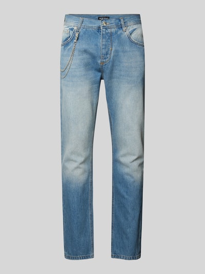 Antony Morato Cropped Slim Fit Jeans mit Ketten-Detail Jeansblau 2