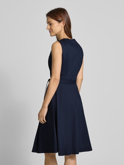 More & More Knielanges Wickelkleid mit V-Ausschnitt Marine 5