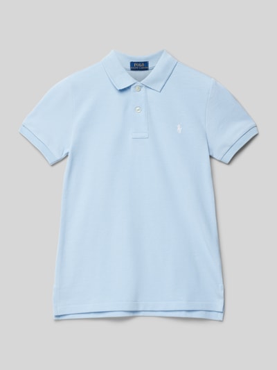 Polo Ralph Lauren Kids Regular Fit Poloshirt mit Logo-Stitching Bleu 1