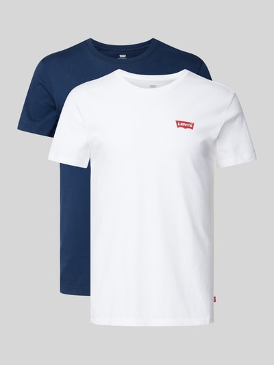 Levi's® T-Shirt mit Label-Print im 2er-Pack Weiss 2