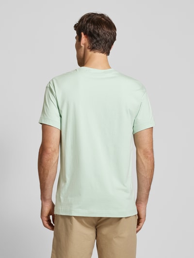 HUGO T-shirt met labelprint Mintgroen - 5