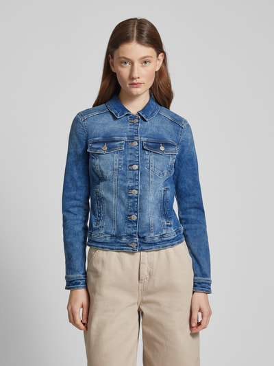 QS Jeansjacke mit Brustpattentaschen Blau 4