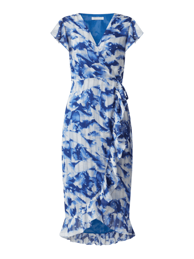 FREEBIRD Midikleid in Wickel-Optik Modell 'Rosy' Blau 2