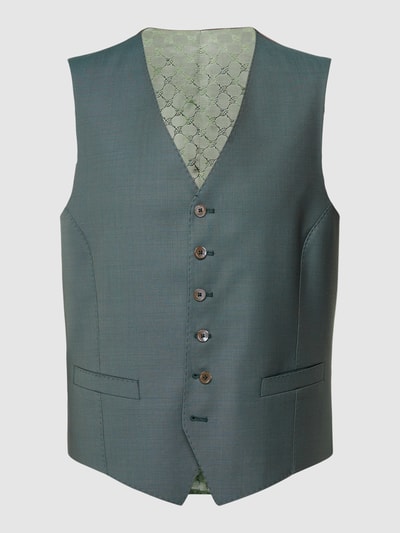 JOOP! Collection Slim fit gilet met strookzakken, model 'Weazer' Groen - 2