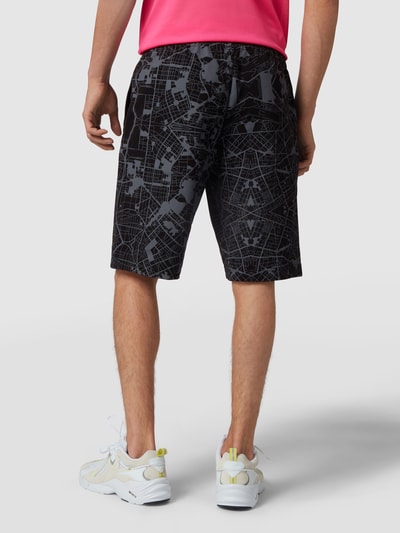 EA7 Emporio Armani Bermuda van katoen met all-over print Zwart - 5