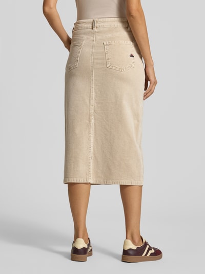 Buena Vista Midirok van corduroy met steekzakken Offwhite - 5