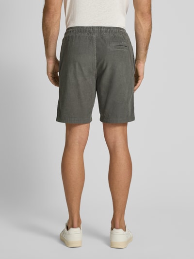 Mazine Regular fit korte broek van corduroy Donkergroen - 5