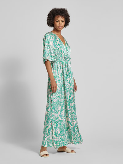 B.Young Midi-jurk met all-over print, model 'Farinela' Lindegroen - 1