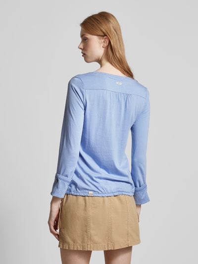Ragwear Shirt met lange mouwen en korte knoopsluiting Lichtblauw - 5