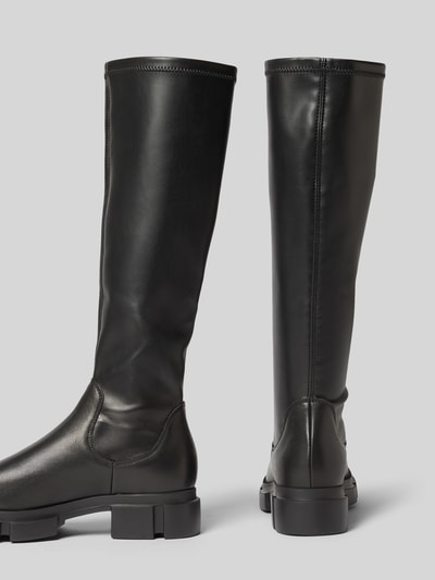 Copenhagen Stiefel aus Leder-Mix mit Logo-Detail Black 2