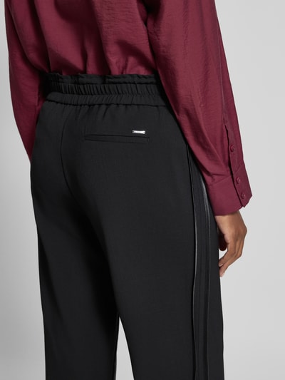 Brax Spodnie materiałowe z elastycznym pasem model ‘MAINE’ Czarny 3