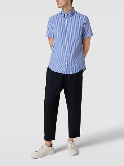 GANT Freizeithemd mit kurzen Ärmeln Modell 'Broadcloth' Royal 1