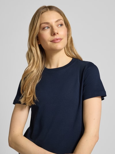 Tom Tailor Regular Fit T-Shirt aus reiner Baumwolle Dunkelblau 3