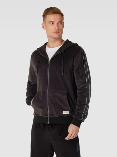 Tommy Hilfiger Sweatjacke mit Label-Details Black 4