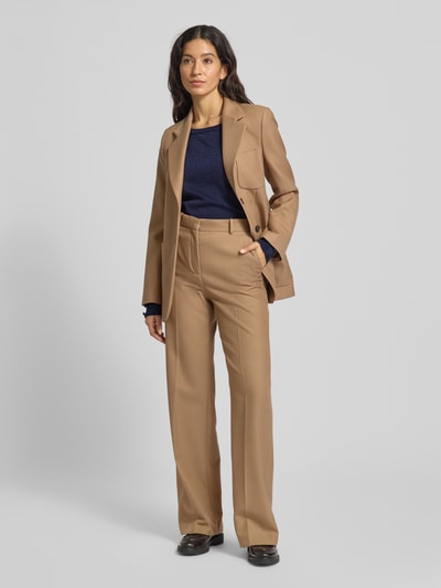 B.Young Gebreide pullover met sierknopen, model 'MOBBE' Donkerblauw - 1