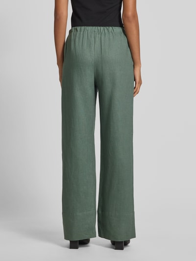 MANGO Wide Leg Stoffhose mit Eingrifftaschen Modell 'MUSGO' Schilf 5