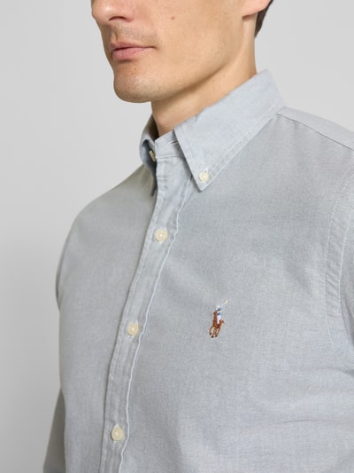 Polo Ralph Lauren Regular fit vrijetijdsoverhemd met logostitching, model 'Cub' Groen - 3