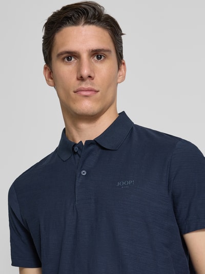 JOOP! Jeans Poloshirt mit Label-Print Modell 'Alonso' Marine 3