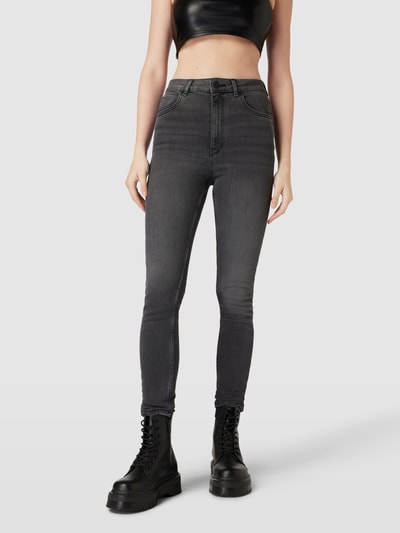 Review Jeansy o kroju skinny fit z 5 kieszeniami Czarny 4