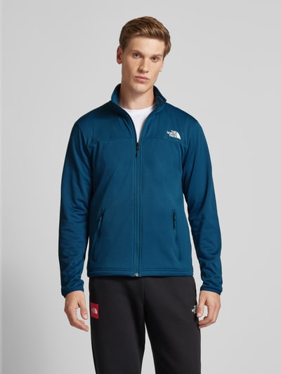 The North Face Sweatjacke mit Label-Print Petrol 4