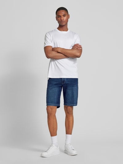 bugatti Jeansshorts mit Eingrifftaschen Marine 1