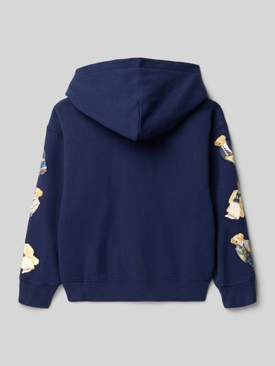 Polo Ralph Lauren Kids Regular fit hoodie met logoprint Marineblauw - 3