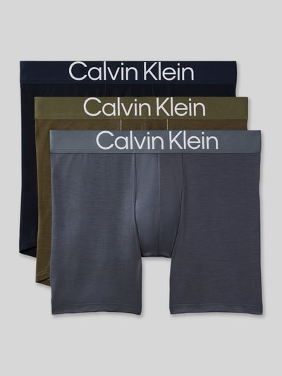 Calvin Klein Underwear Pant & Trunk aus Lyocell-Mix im 3er-Pack Oliv 2