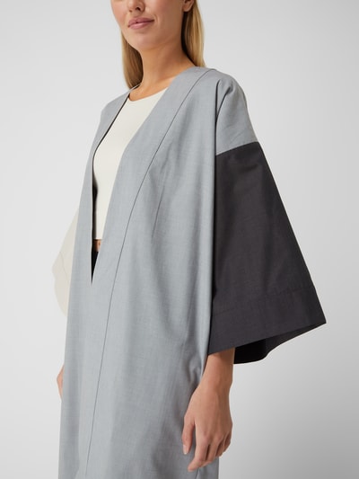 Karo Kauer Kimono mit offener Vorderseite  Sand 4