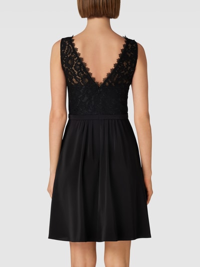 V.M. Cocktailkleid mit Spitzenbesatz Black 5