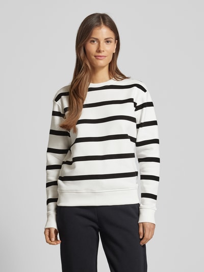 Christian Berg Woman Sweatshirt mit Rundhalsausschnitt Offwhite 4