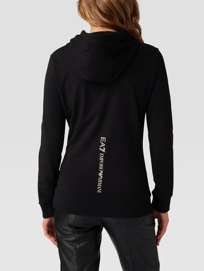 EA7 Emporio Armani Hoodie met labelprint Zwart - 5