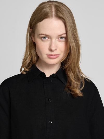 JAKE*S STUDIO WOMAN Cropped Bluse mit Kentkragen Black 3