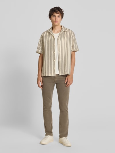 Levi's® Slim Fit Jeans aus Baumwoll-Mix Modell '511® SLIM' Beige 1