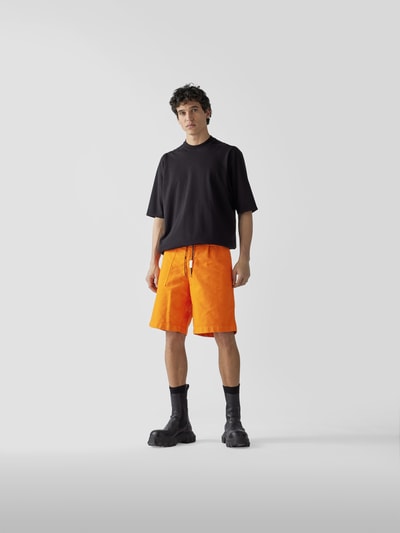 Marni Jeansshorts mit Label-Patch Orange 1