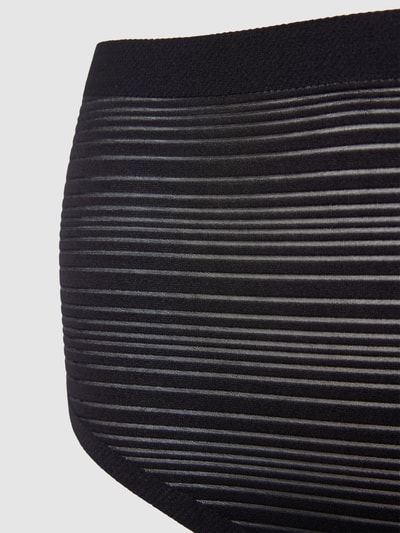 Chantelle Slip mit Streifenmuster Black 2