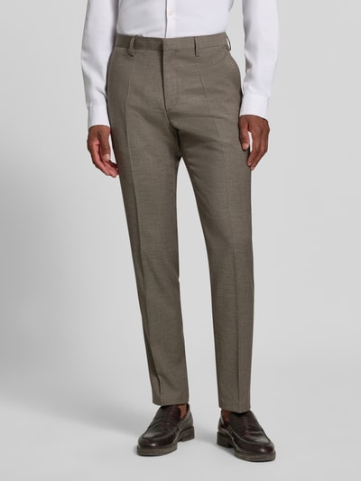 ROY ROBSON Slim Fit Anzug aus Viskose-Mix Taupe 6