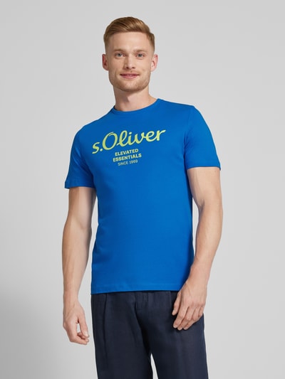 s.Oliver RED LABEL T-Shirt mit Rundhalsausschnitt Ocean 4