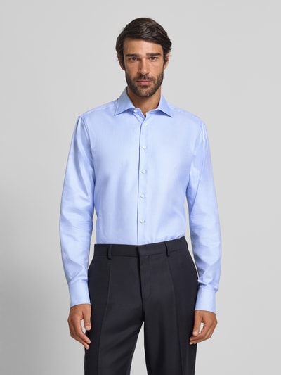 Stenstroms Regular Fit Business-Hemd mit Kentkragen Modell 'cuff' Bleu 4
