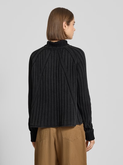 G-Star Raw Sweter z dzianiny ze stójką Czarny 5