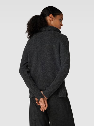 Vero Moda Gebreide pullover in gemêleerde look, model 'DOFFY' Zwart - 5