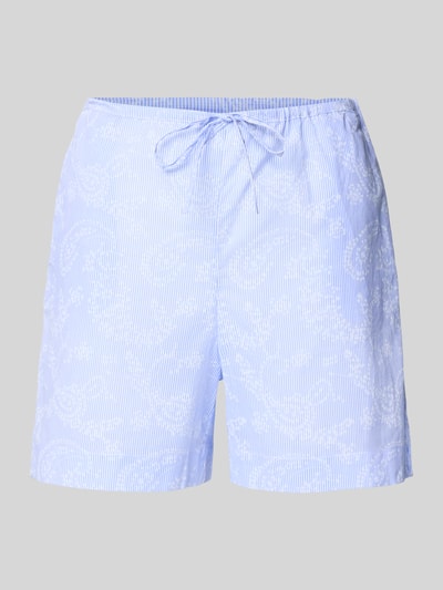 Christian Berg Woman Regular Fit Pyjama-Shorts mit Tunnelzug Bleu 1